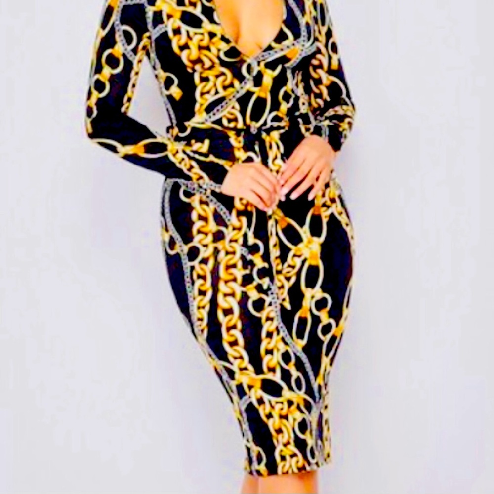 Printed Dress.